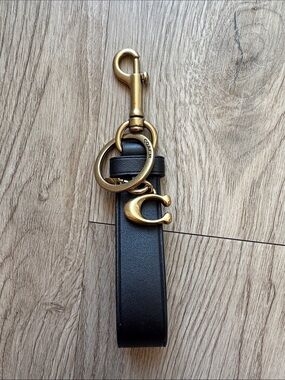 Coach loop Bag Charm/keychain, new